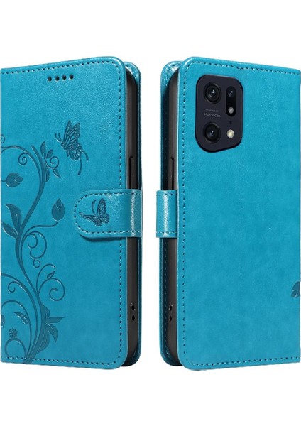 Oppo Bulmak Için Kılıf X5 Pro Kabartmalı Kelebek El Kayışı ile Yüksek Kalite (Yurt Dışından)