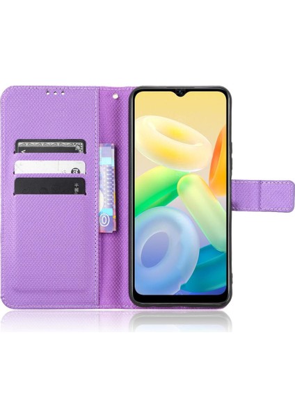Vıvo Y16 Kapak Manyetik Cüzdan Kart Tutucu Kickstand Için Kılıf (Yurt Dışından)