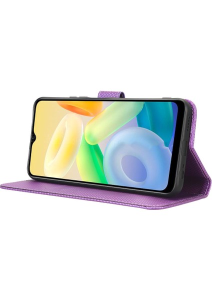 Vıvo Y16 Kapak Manyetik Cüzdan Kart Tutucu Kickstand Için Kılıf (Yurt Dışından)