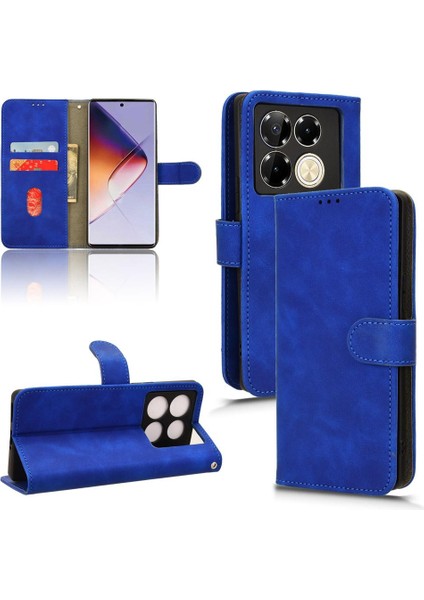 Tecno Not 40 Pro 5g Deri Folio Flip Case Kart Ekleme Için Kılıf (Yurt Dışından)