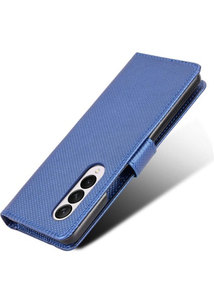 Samsung Galaxy Z Için Kılıf Fold 3 Manyetik Cüzdan Kapak Kart Tutucu (Yurt Dışından)