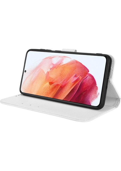 Samsung Galaxy S21 Fe Kart Tutucu Için Kickstand Manyetik Cüzdan Kapak (Yurt Dışından) fırsatları