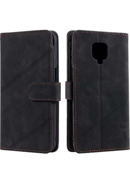 Xiaomi Redmi Not 9s Için Kılıf Cüzdan Çevir Folio Bileklik Manyetik Pu Kart (Yurt Dışından)