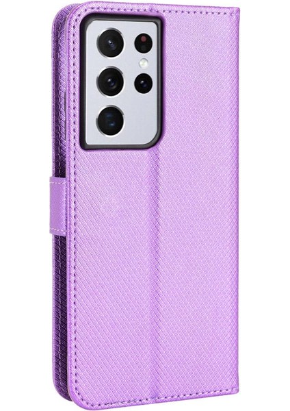 Samsung Galaxy S21 Ultra Kickstand Kart Tutucu Kapak Manyetik (Yurt Dışından) fırsatları