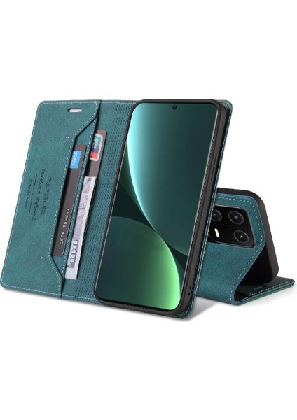 Xıaomı Redmi Için Kılıf 13 Premium Deri Premium Deri Iki Kart Yuvaları (Yurt Dışından)