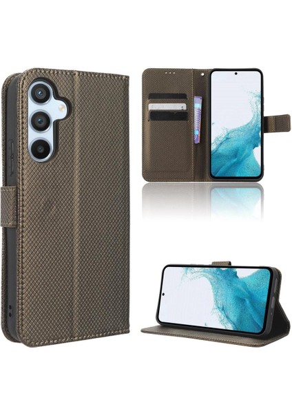 Samsung Galaxy A54 5g Için Kickstand Kart Tutucu Manyetik Cüzdan Kapak (Yurt Dışından)