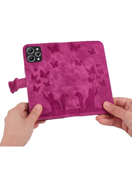 Xiaomi Redmi Için 12 4g/5g Cüzdan Kılıf Kart Cep Flip Folio Kapak (Yurt Dışından)