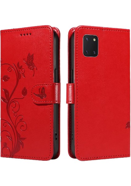 Samsung Galaxy Not 10 Lite ve Kart Yuvası Yüksek Kaliteli Deri (Yurt Dışından)