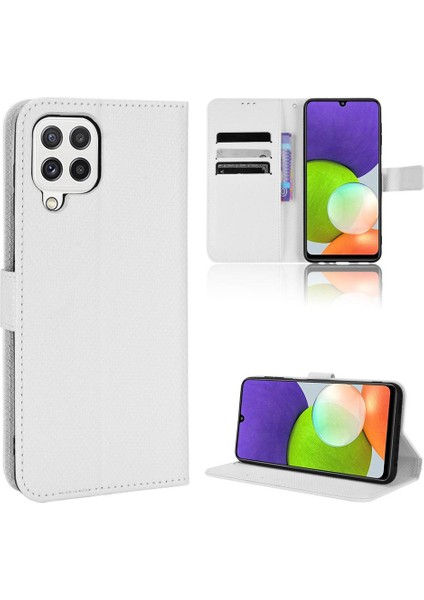 Samsung Galaxy M22 4g Kart Tutucu Manyetik Cüzdan Kapak Kickstand (Yurt Dışından)