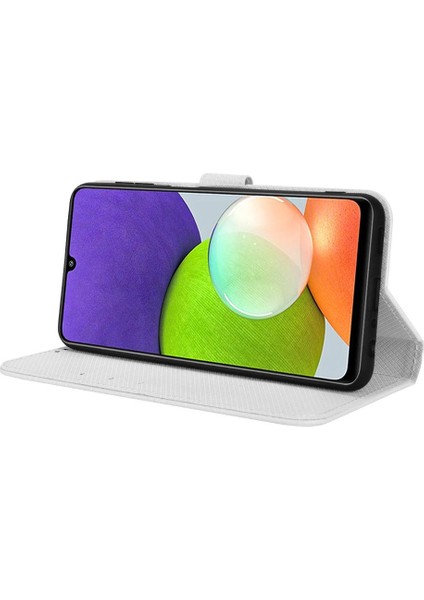 Samsung Galaxy M22 4g Kart Tutucu Manyetik Cüzdan Kapak Kickstand (Yurt Dışından)