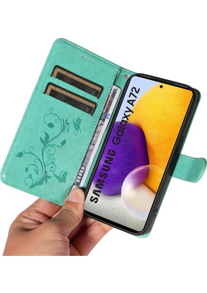Samsung Galaxy A72 5g ve Kart Yuvası ile Yüksek Kaliteli Deri Kılıf (Yurt Dışından) indirimleri