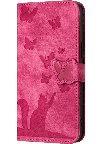 Xiaomi Redmi A3 Kart Cep Flip Folio Kabartmalı Kelebek Kedi (Yurt Dışından) fırsatları