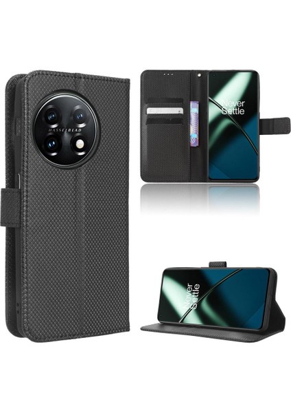 Oneplus 11R 5g Kart Tutucu Kapak Için Kılıf Kickstand Manyetik Cüzdan (Yurt Dışından)