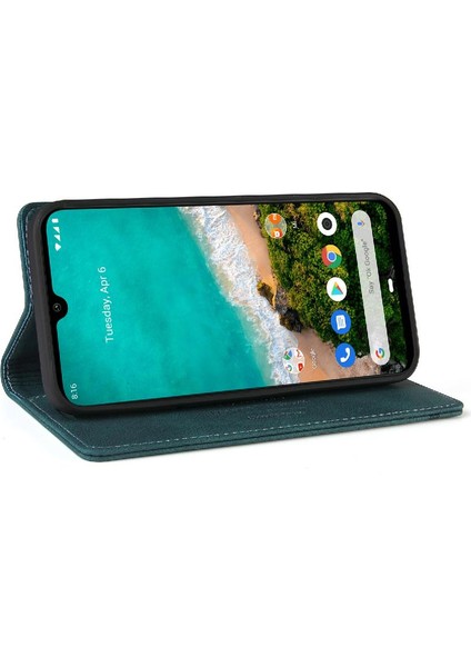 Xiaomi A3 Premium Deri Kickstand Iki Kart Yuvaları Prim (Yurt Dışından)