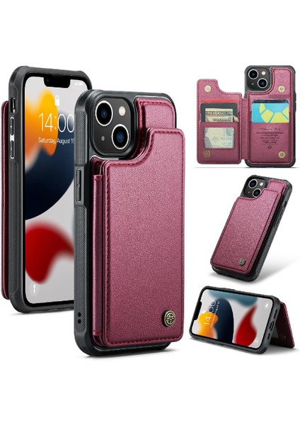IPhone 13 Kart Tutucu Pu Deri Ince Darbeye Dayanıklı (Yurt Dışından) modelleri