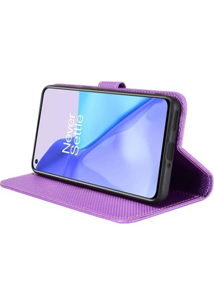 Oneplus 9 Kickstand Kapak Manyetik Cüzdan Kart Tutucu Için Kılıf (Yurt Dışından)