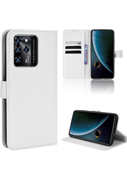Zte Blade V30 Manyetik Cüzdan Kart Tutucu Kickstand Kapak (Yurt Dışından) fiyatları