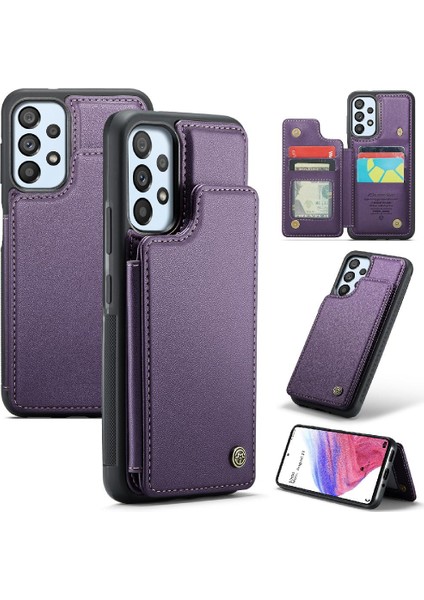 Samsung Galaxy A53 5g Ince Darbeye Vaka Pu Rfıd Için Caseme Cüzdan Kılıf (Yurt Dışından) fiyatları