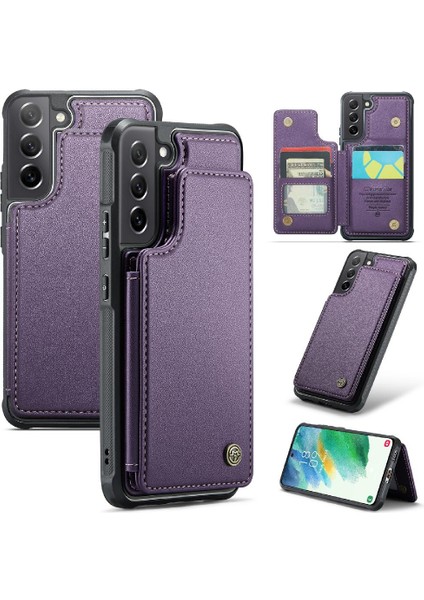 Samsung Galaxy S21 Fe Pu Deri Rfıd Engelleme Için Caseme Cüzdan Kılıf (Yurt Dışından)