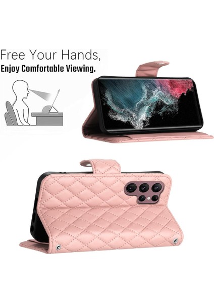 Samsung Galaxy S22 Ultra 5g Için Kılıf Cüzdan Kapak Kart Tutucu Bilek Şeridi (Yurt Dışından) indirimleri