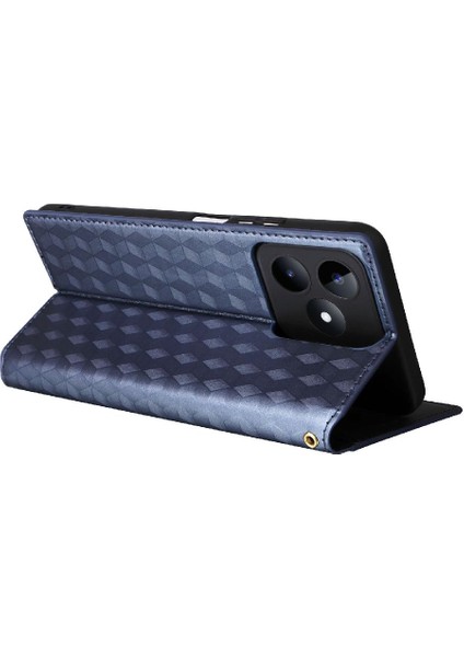 Realme C51 4g Kart Yuvaları Tutucu Manyetik Kapatma 3D Desen Pu (Yurt Dışından)