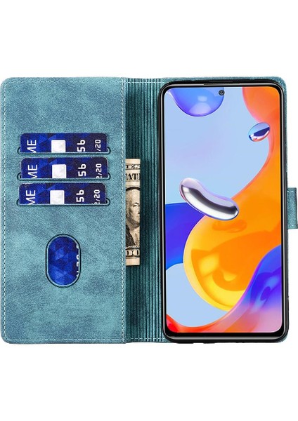 Xiaomi Redmi Için Not 12 5g Tutucu Kapak Kabartmalı Sevimli Kedi Cüzdan (Yurt Dışından)