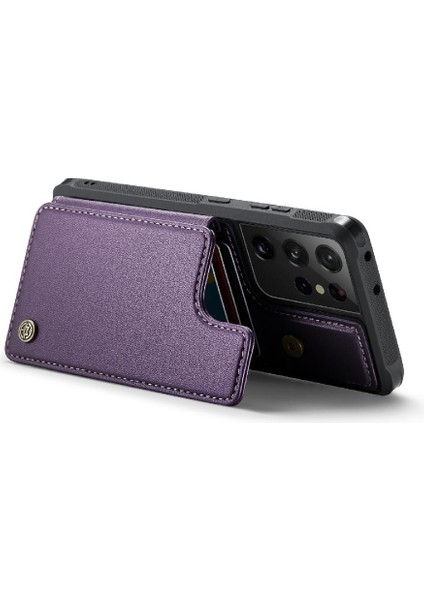 Samsung Galaxy S21 Ultra Kickstand Pu Deri Kart Için Caseme Cüzdan Kılıf (Yurt Dışından) fiyatları