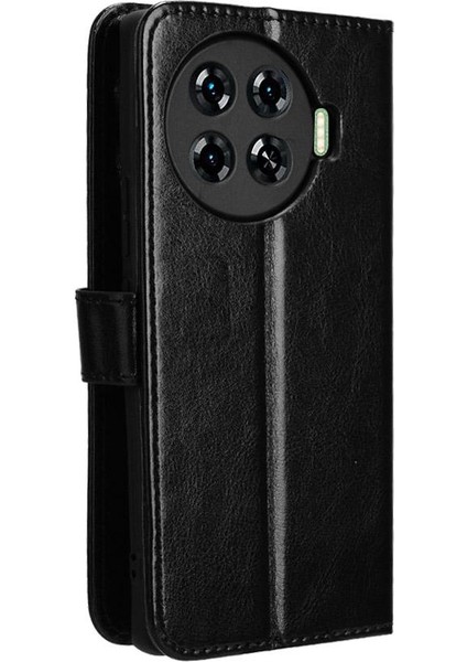 Tecno Spark 20 Pro Artı 4g Manyetik Kart Tutucu Cüzdan Kapak Çevirin (Yurt Dışından)