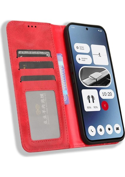 Nothing Telefon 2A Cüzdan Manyetik Kapatma Pu Deri Kılıf (Yurt Dışından) fırsatları