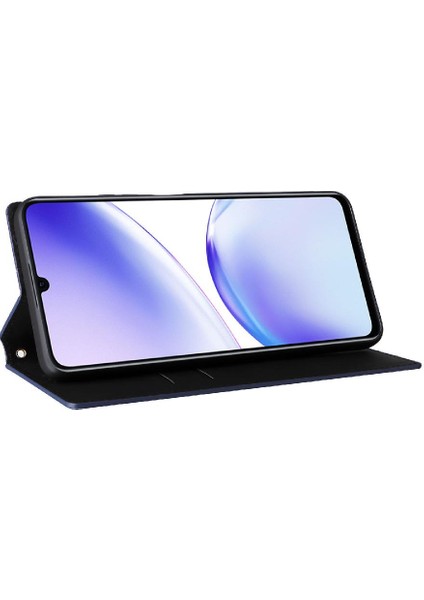 Realme C53 4g Pu Deri Cüzdan Kart Yuvaları Tutucu 3D Desen (Yurt Dışından)