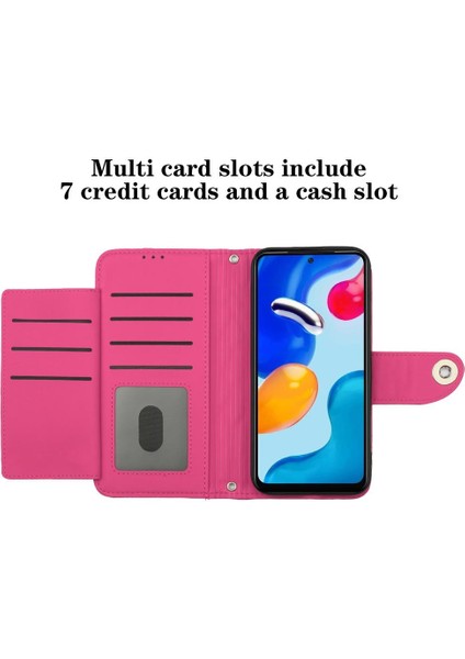Xiaomi Redmi Not 11S Için Kılıf Cüzdan Kapak Darbeye Şık Koruyucu (Yurt Dışından)