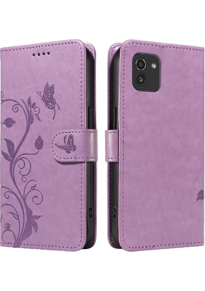 Samsung Galaxy A03 ve Kart Yuvası Cüzdan Telefon Kılıfı Için Kılıf Yüksek Kalite (Yurt Dışından)