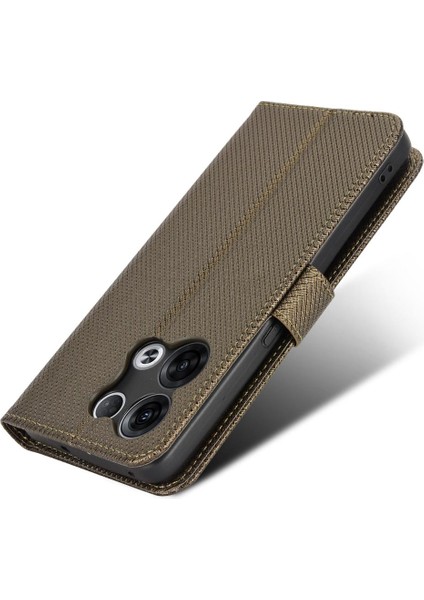 Oppo Oppo 8 Pro 5g Için Kılıf Kapak Manyetik Cüzdan Kickstand Kart Tutucu (Yurt Dışından)