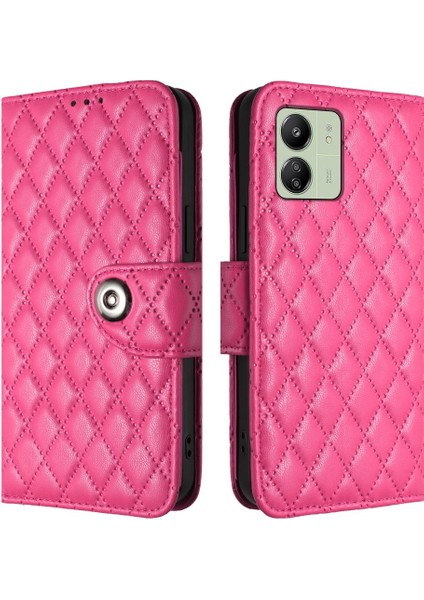 Xiaomi Redmi 13C 4g Için Kılıf Cüzdan Kapak Bilek Şerit Darbeye Şık (Yurt Dışından)