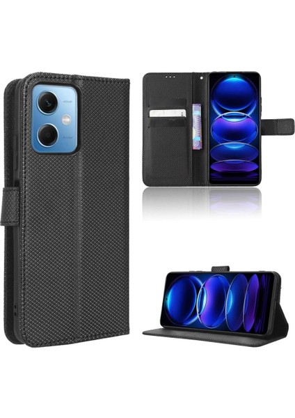 Xiaomi Redmi Not 12 5g Kapak Manyetik Cüzdan Kickstand Kart (Yurt Dışından)