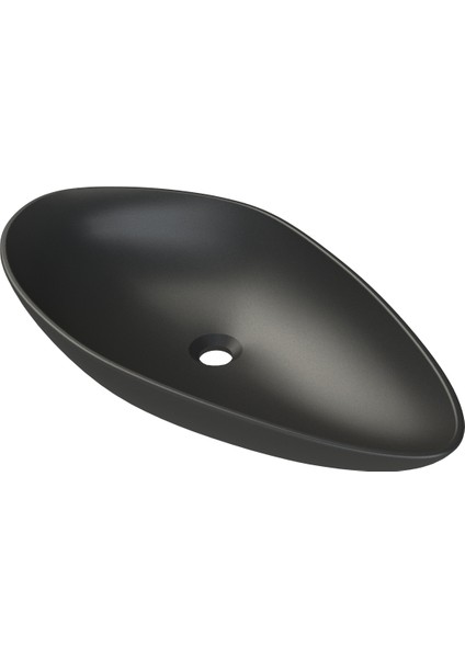 Mat Siyah Olive 75 cm Lavabo