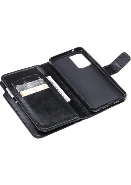 Samsung Galaxy A72 4g/5g Cüzdan 9 Kart Yuvaları Pu Deri Kickstand (Yurt Dışından)