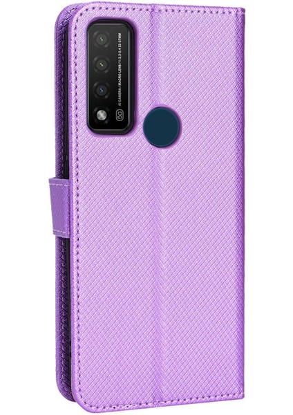 Tcl 20AX 5g Kart Tutucu Manyetik Cüzdan Kapak Kickstand Için Kılıf (Yurt Dışından)
