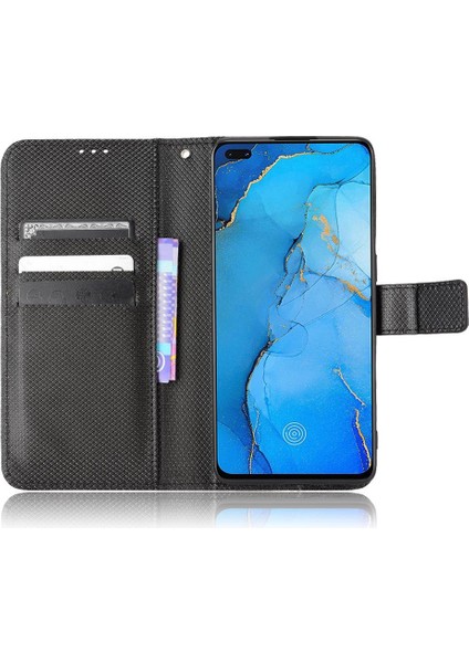 Oppo Için Kılıf Oppo 3 Pro 4g Kart Tutucu Kapak Kickstand Manyetik Cüzdan (Yurt Dışından)