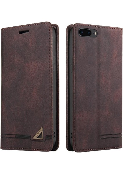 Uyumlu Iphone7 Artı/iphone 8 Artı Cüzdan Durumda Iki Kart Yuvaları Kickstand (Yurt Dışından)