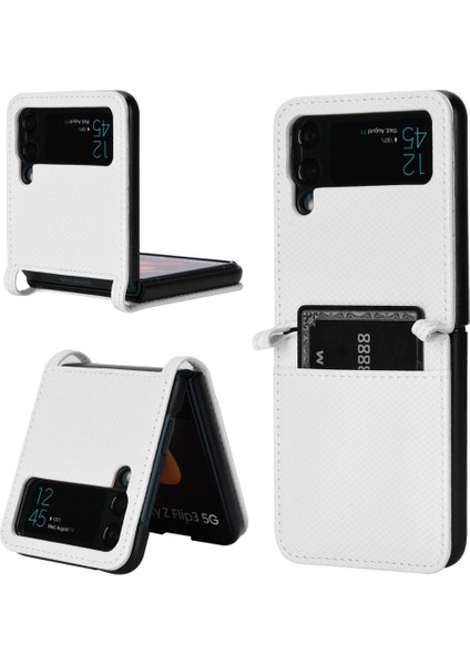 Samsung Galaxy Z Flıp 4 Kapak Manyetik Cüzdan Kart Tutucu (Yurt Dışından)