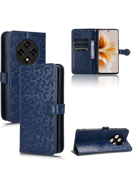 Oppo A3 Pro 5g Için Kılıf Deri Cüzdan Kapak Manyetik Toka Geometrik (Yurt Dışından)