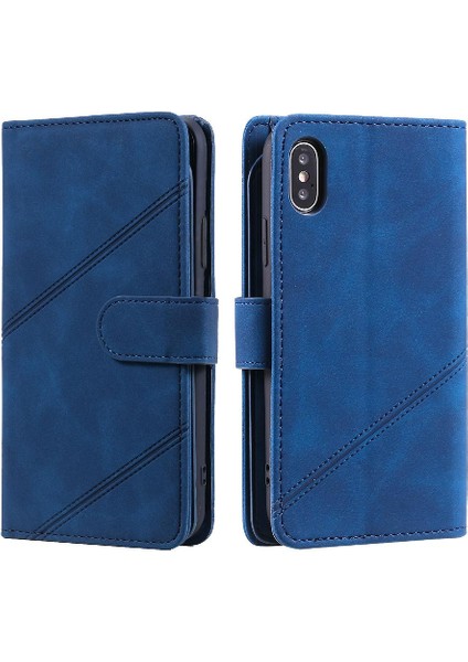 IPhone X/xs Cüzdan Flip Folio Manyetik Pu Deri Kart Tutucu (Yurt Dışından)