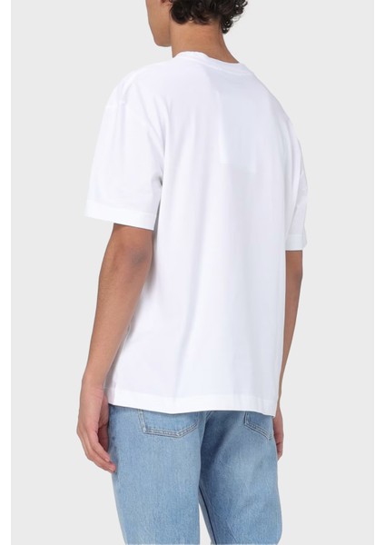 Pamuklu Relaxed Fit Bisiklet Yaka T Shirt J30J325195YAF Erkek T Shirt J30J325195 Yaf
