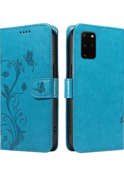 Samsung Galaxy S20 Artı ve Kart Yuvası Yüksek Kaliteli Deri Telefon Kılıfı (Yurt Dışından)