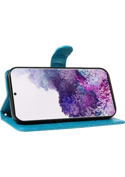 Samsung Galaxy S20 Artı ve Kart Yuvası Yüksek Kaliteli Deri Telefon Kılıfı (Yurt Dışından)
