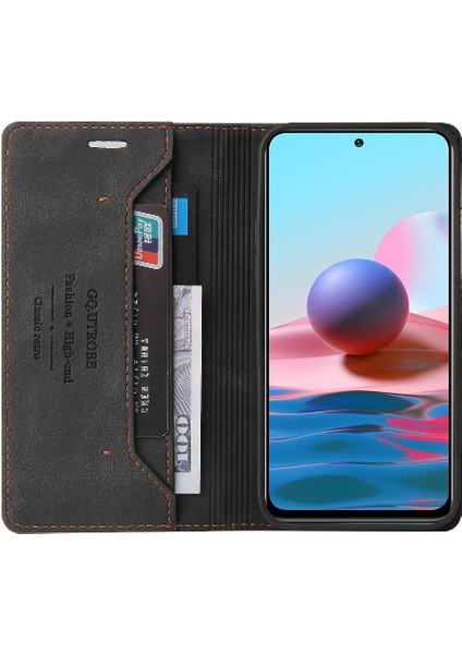 Xıaomı Redmi Için Not 10 4g/not 10S Kickstand Premium Deri Iki (Yurt Dışından) indirimleri
