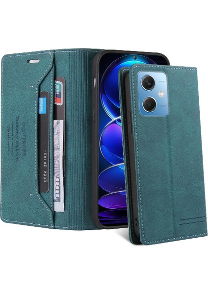 Xiaomi Redmi Için Kılıf NOTE12 5g Iki Kart Yuvaları Premium Deri Premium (Yurt Dışından)