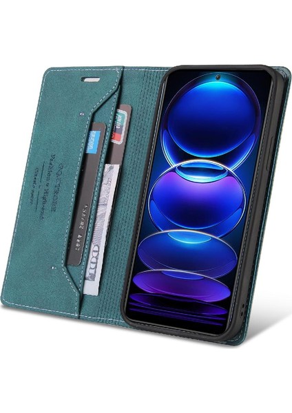Xiaomi Redmi Için Kılıf NOTE12 5g Iki Kart Yuvaları Premium Deri Premium (Yurt Dışından)