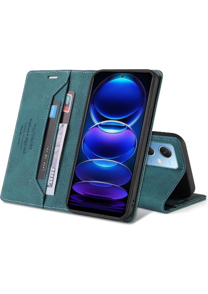 Xiaomi Redmi Için Kılıf NOTE12 5g Iki Kart Yuvaları Premium Deri Premium (Yurt Dışından)